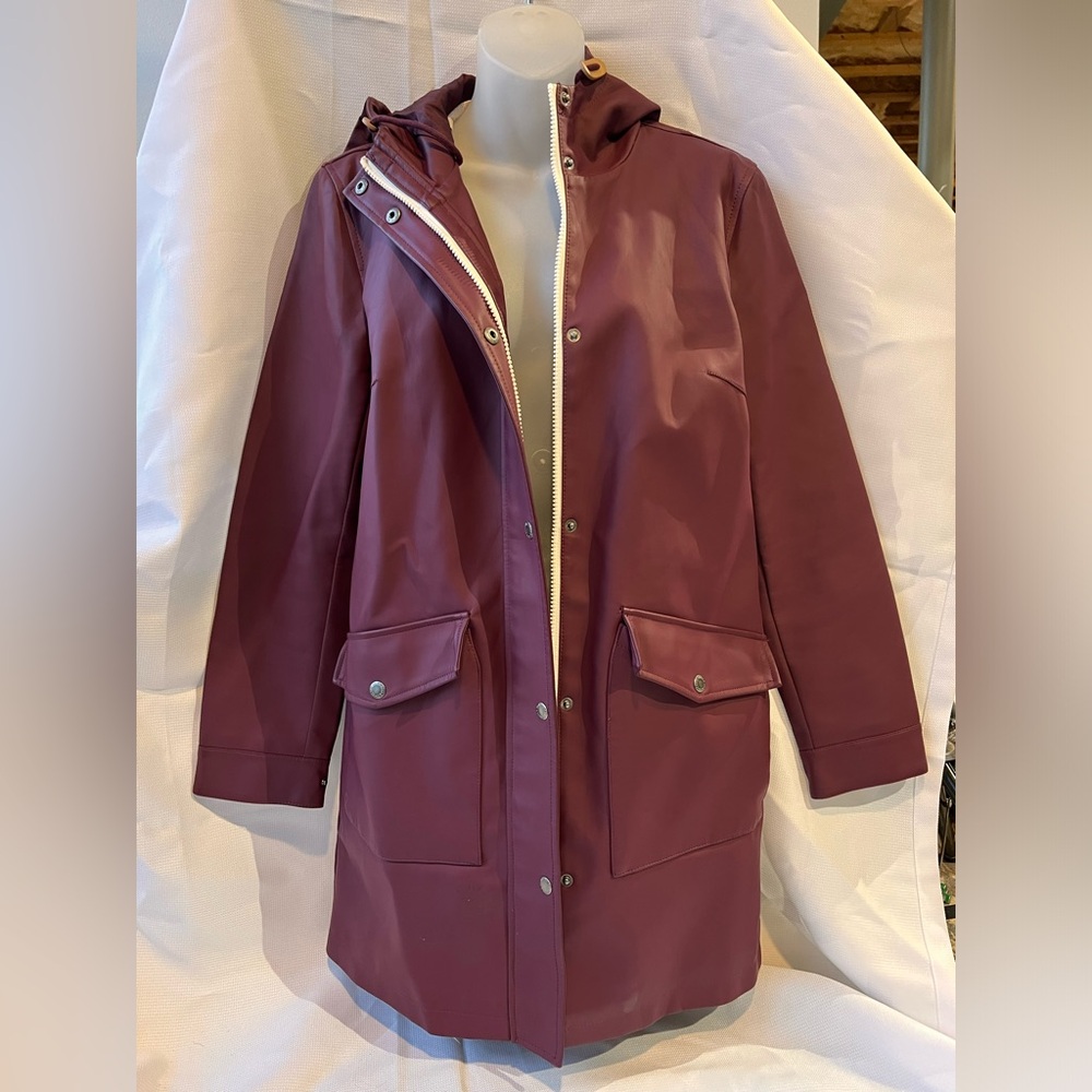 Cranberry Small Levi’s Long Hooded Rain Coat
